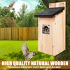 Behogan Hanging nesting box: 4.92 x 4.92 x 11.81 inch
