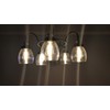 Seeded Bubble Glass Lamp Shade, LEDupdates 3 Pack Oversize Clear