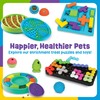 Brightkins Brightkins Slow Feeder & Lick Mat, Outdoor Puzzle Board,