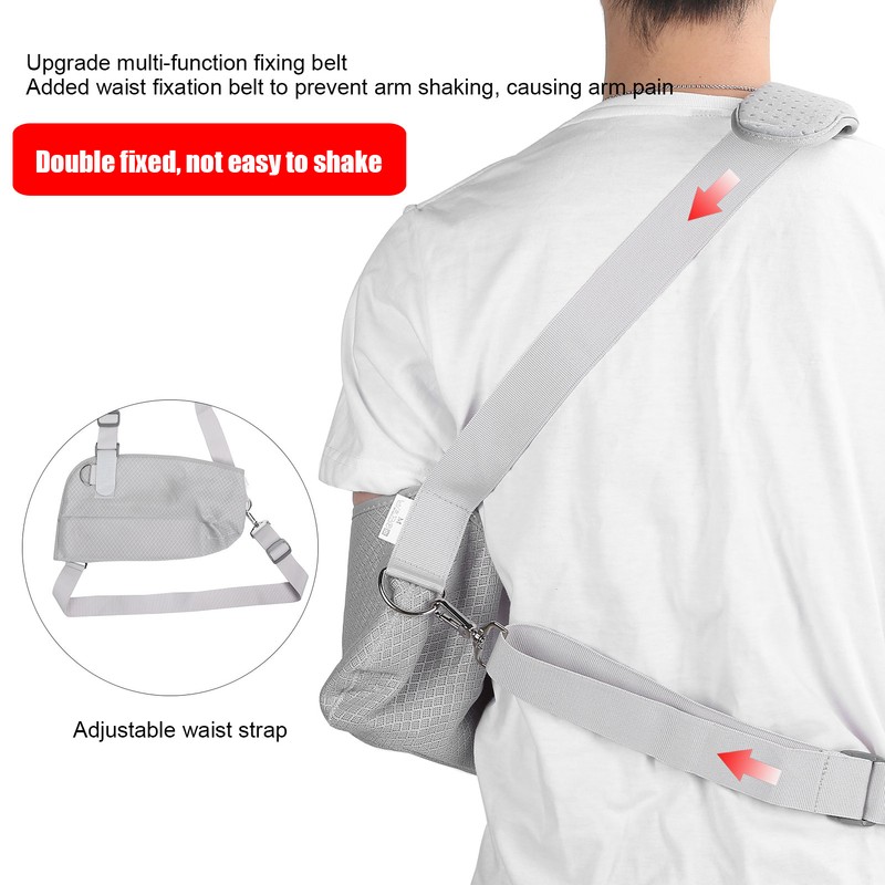 Adjustable Arm Sling Arm Shoulder Support Fixation Strap for Forearm