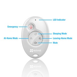 EZVIZ K2 remote control White Press buttons K2, Smart home device, Press buttons, White