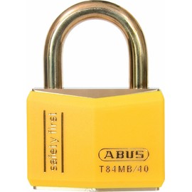 ABUS - T84MB/40mm Yellow Rustproof Padlock Keyed Alike 8402