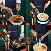 Berglander Gold Cooking Utensils Set, Stainless Steel 13 Pieces Kitchen