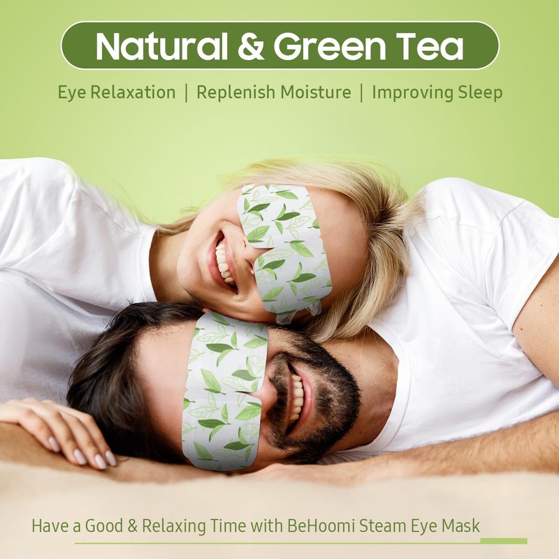 BeHoomi Steam Eye Mask, Heated Eye Mask Warm Compress For