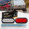 Partsam 4Pcs 6 Inch Oval Led Trailer Tail Lights Kit