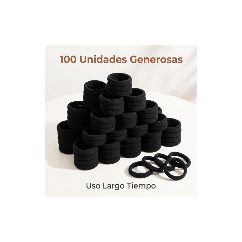 100Pcs Ligas Para Cabello,Donas Para Cabello Mujer,Scrunchies Para Cabello,Accesorios Para