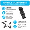 Surplex Secure Folding Lock with Holder Bicycle Lock Key Long,
