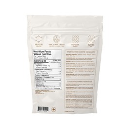 Calisla - Marine Collagen Powder - Hydrolyzed Marine Collagen Peptide Powder With Type I, II, III, IV - Unflavored Collagen Marine Powder With 9g of Protein - Nova Scotian Wild Caught Fish