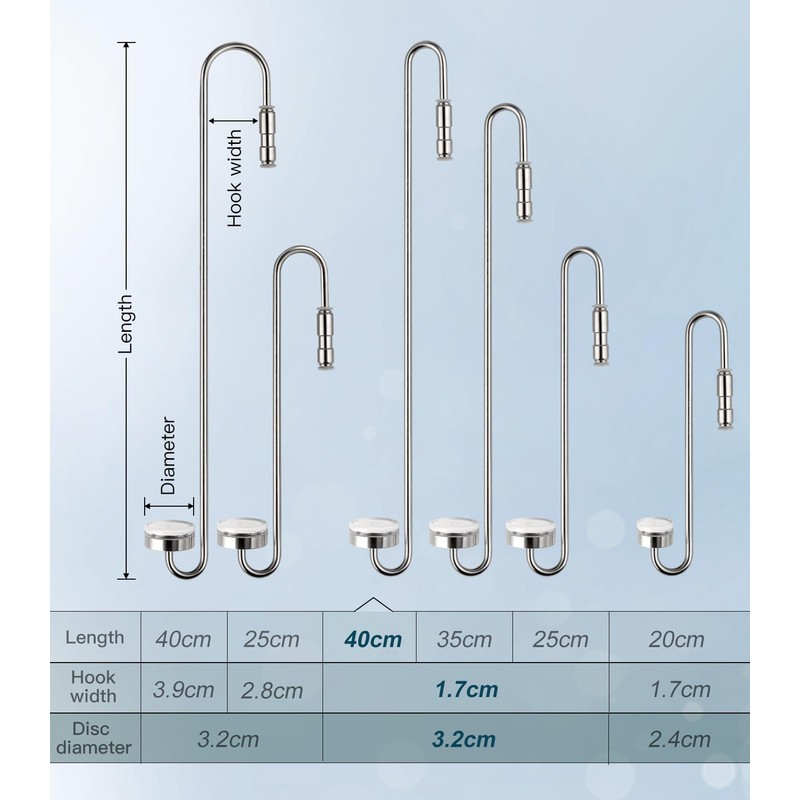 Clscea Aquarium Stainless Steel CO2 Diffuser Atomizer with Integrated Check