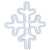70in Neon Sign Romantic Christmas Snowflake Battery USB Powered LED