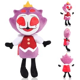 Zaloife Plush Devil Doll Blitzo, Devil Plush Figure, Stolas Owl Plush, Soft Owl Stolas Anime Throw Pillow, Anime Plush Toy, Gifts for Game Fans Children and Adults