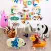 6 Pcs Walking Animal Balloons, Cute Walking Panda Polar Bear