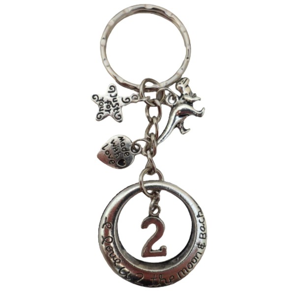 I Love you to the Moon and Back Keyring 2nd
