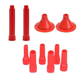 HAMUUL caulking extension nozzle,can extended caulking extension nozzle,Soft and hard dual-purpose conversion head(Straight,10PACK)