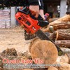 Pack of 4 File for Chainsaw, 3.2 mm/4.0 mm/4.8 mm/5.5