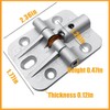 ANTEISI Adjustable Locking Hinges 180 Degree 4 Pcs,Zinc Alloy Drop