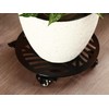 3 Packs Large Metal Plant Caddy with Wheels 13” Heavy-duty