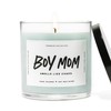 ThreeKin Scented Candles for Boy Mom, Natural Soy Wax Candles