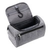 IGNPION Men's Hanging Travel Toiletry Wash Bag (Grey)