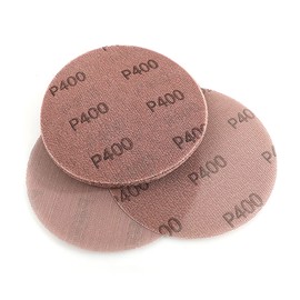 Kcmell 20PCS 150mm Mesh Sanding Discs 400 Grit, 6 Inch Hook and Loop Sanding Pads, Dust Free Disc Anti-Blocking Long-Lasting Sharp Sandpaper for Car Wood Furniture Floor