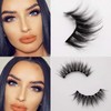 Arishine Magnetic Eyelashes with Eyeliner Synthetic Fiber Material| 3D Magnetic Lashes| Natural Round Look| Soft & Lightweight|Reusable|Waterproof|100% Handmade & Cruelty-Free 16mm Fluffy Lashes