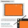 ECOOPTS 6'x1' Orange Privacy Fence Screen Windscreen with Copper Grommets,