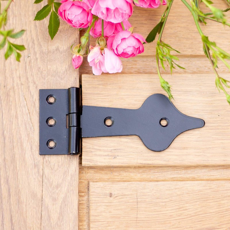 Antikas - Chest Hinges Antique Gothic Spear Black