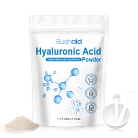 Hyaluron Pulver für Gesicht – Niedermolekulare Hyaluronsäure 100% – Feuchtigkeit & Anti-Falten – Für Seren & DIY Beauty,mit 3 Masken-Tools