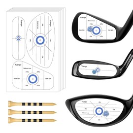Yuanya Golf Impact Tape - 150 PCS High-Resolution Golf Stickers for Irons, Woods & Putters, Impact Stickers for Golf Clubs, Non-Residue, Swing Training Aid Impact Labels