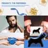 Beard Shaping Stencil Tool, Dikkar Beard Guide Shaper with Built-in