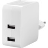 VOLTCRAFT SPS-2400/2+WH-N USB charger 24 W 2x USB-A White Indoor
