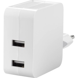 VOLTCRAFT SPS-2400/2+WH-N USB charger 24 W 2x USB-A White Indoor