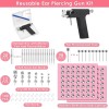 Evatage Professional Ear Piercing Gun Kit, Reusable with Stainless Steel