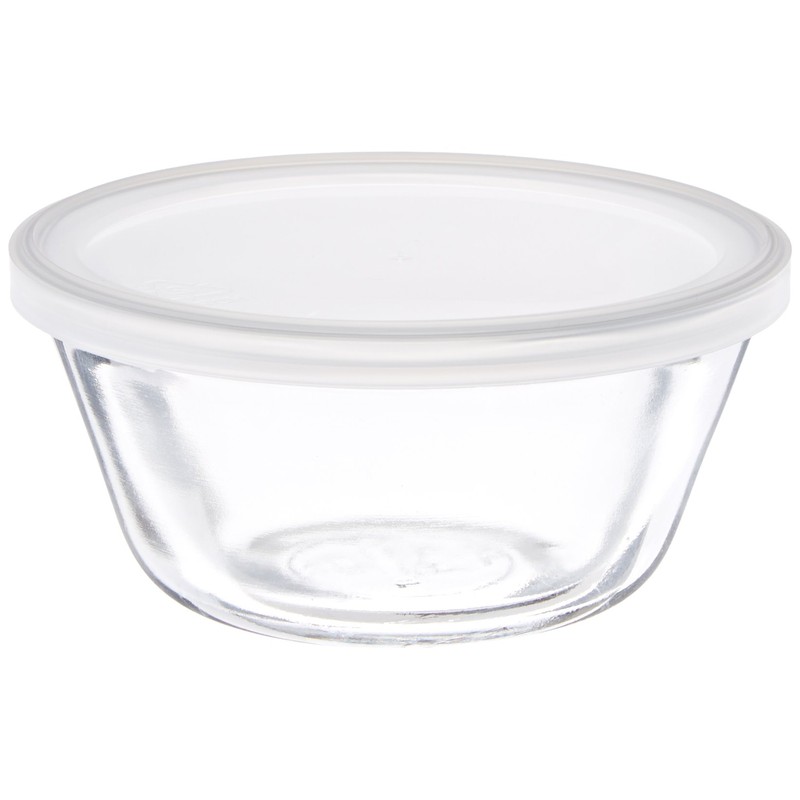 Anchor Hocking 6-Ounce Custard Cups with Lids, Set of 4