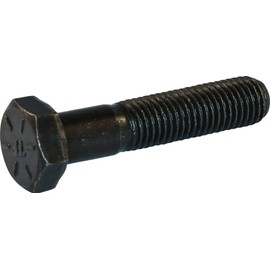 Grade 8 Hex Cap Screws Plain Finish 1"-14 x 9, 15 -Pieces, Fine Thread Partially Threaded 2.25 inches of Thread by Newport Fasteners
