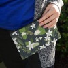 Jasmine Flowers Makeup Cosmetic Bag Organizer Pouch