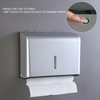 Multifold Hand Towel Dispenser, Wall-Mount Z Fold Paper Towel Dispenser