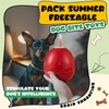 Aliceset 2 Pack Summer Freezable Dog Chew Toys Durable Treat