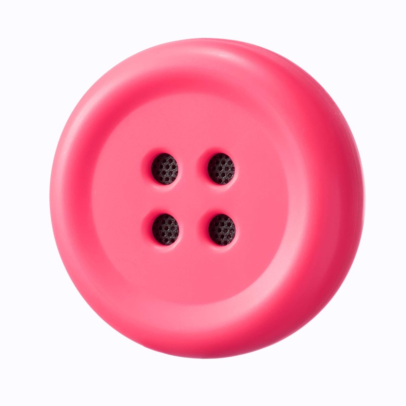 Pechat Pink Plush Talking Button Speaker