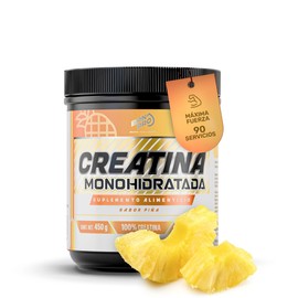 BPN PRO | Creatina Monohidratada 100% Pura Sabor Piña | Creatine Powder para Fuerza, Energía y Rendimiento | 90 Porciones | Suplemento Gym Sin Gluten, Fácil de Mezclar