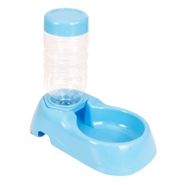 I'm so happy Water Bottle, Cat, Dog, Standing Type, Water Fountain, For Pets, Cage, Outing, Answering Machine (Light Blue)