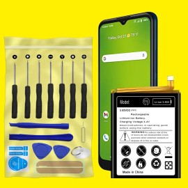 For Motorola High Capacity 3600mAh Displaceable Battery + Tools for Cricket Splendor EC211003
