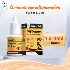 CASSIEL PET Tear Stain Removal Plant for Dogs & Cats - Single Item, Natural Formula, No Artificial Ingredients - Specification: 1 Bottle  GTIN
