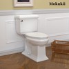 Premium Heavy-Duty Elongated (Oval) Toilet Seat (Oblong 18.5″), Soft Close
