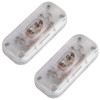 Inline Switch 2 Pcs, Clear Lamp Cord Button Torpedo Switch,
