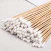 400 Count 6 Inch Long Cotton Swabs with Wooden Handles