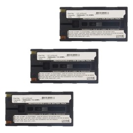 Synergy Digital Thermal Camera Batteries, Compatible with NEC Thermo Gear G30 Thermal Camera, (Li-Ion, 7.4V, 1800 mAh), Combo-Pack Includes: 3 x SDOTH-L7112 Batteries