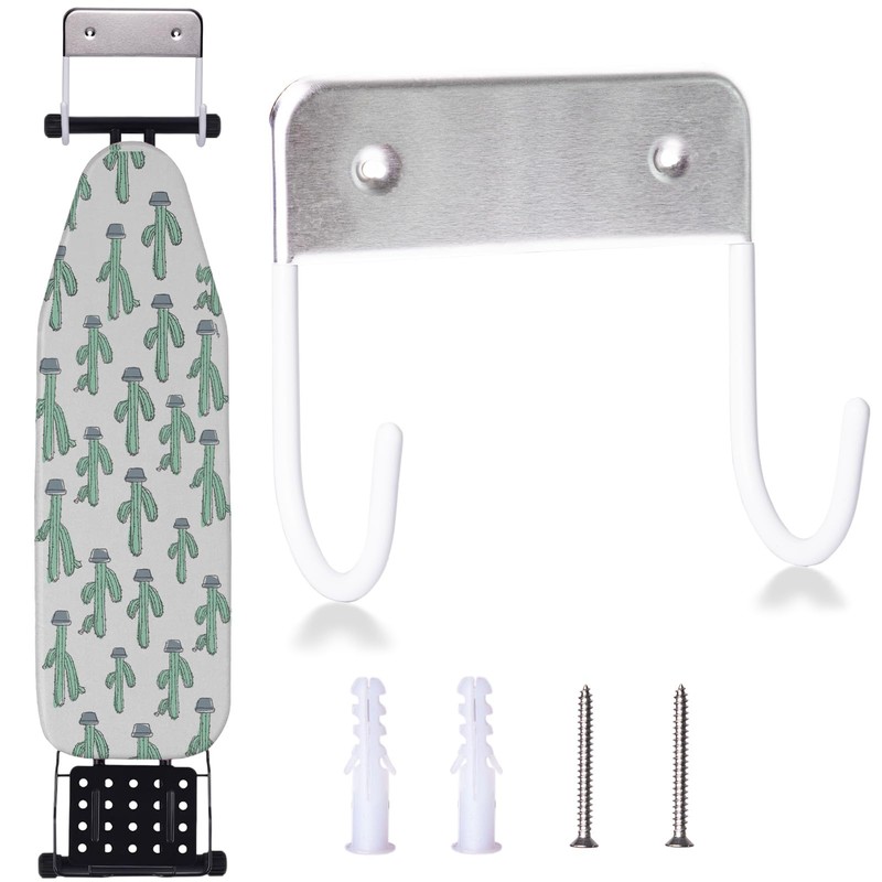 ZHMY Ironing Board Hanger Wall Mount, Ironing Board Holder for