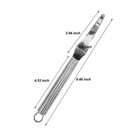Grapefruit Knife Stainless Steel Slicer Cutter Peeler Remover Opener Humanized Design Handle Fruit Tools Kitchen Gadget Double Serrated Blade
