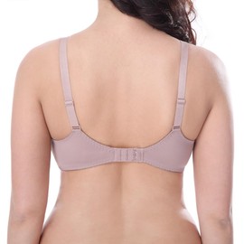 Curve Muse Women's Plus Size Unlined Minimiser Underwired Full Figure Bra, Black, white, pink beige (3-pack)
